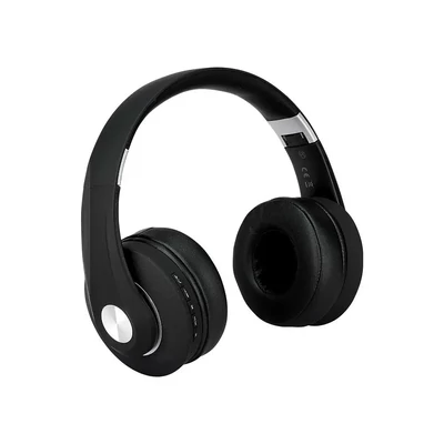 Bluetooth Wireless Headphone With Adjustable Head 500mAh Black W/BAG