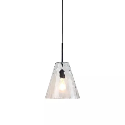 Pendant Designer Light Glass Cone Shape Bulb Down Ф300мм