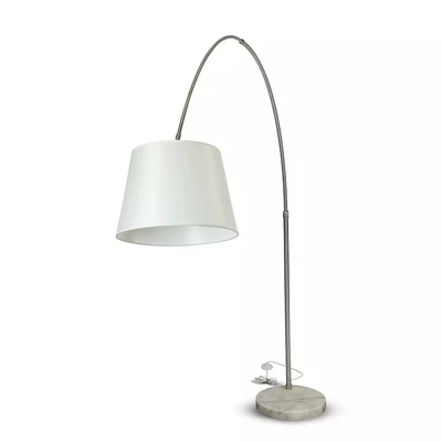 LED Floor Lamp E27 Ivory Lamp Shade