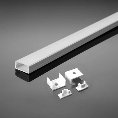 Led Strip Mounting Kit With Diffuser Aluminum2000* 17.4*7MM White Housing