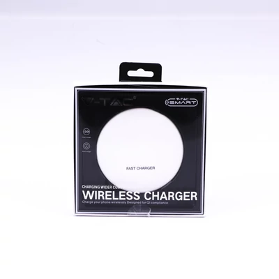 Wireless Charger 5A Fast Charging Round White