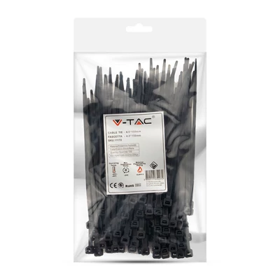 Cable Tie - 4.5*150mm Black 100pcs/Pack