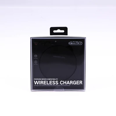 Wireless Charger 5A Fast Charging Round Black