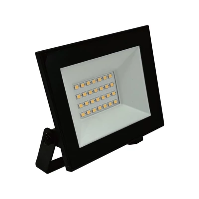 V-TAC FN-széria mini LED reflektor 20W természetes fehér, fekete házzal - SKU 23984