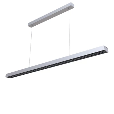 LED Linear Light SAMSUNG CHIP - 60W Hangign Non Linkable Silver Body 4000K 1179x64x35mm