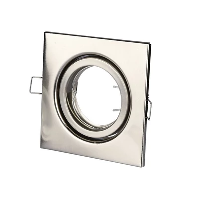 GU10 Housing Square Movable Satin Nickel