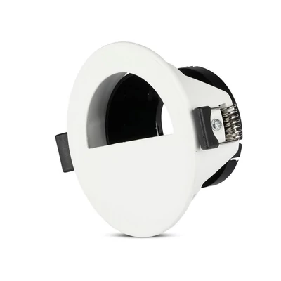 GU10 Fitting Half Circle White + Black