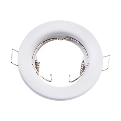 GU10 Round Spotlight Fitting White 2 pcs/box  Ф80