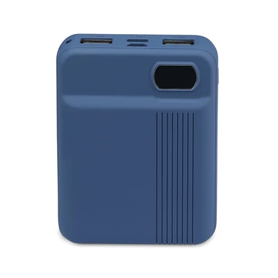 V-TAC kék, 10000mAh powerbank, kijelzővel - SKU 8853