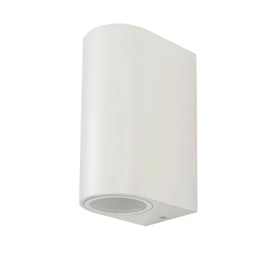 Wall Sleek Wall Fitting  Round White Body 2Way IP44