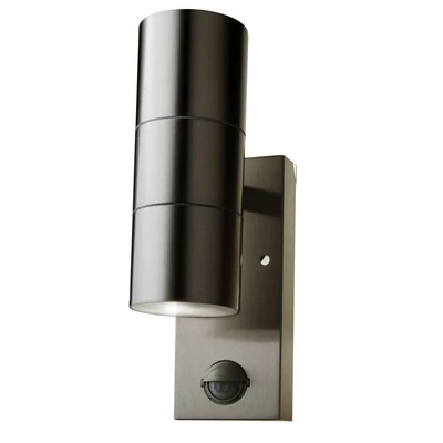 Wall Fitting GU10 With Sensor Steel Body 1 Way IP44