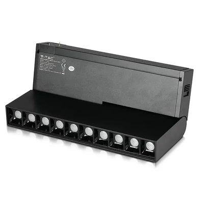 V-TAC LED dönthető spotlámpa mágneses sínhez 20W CRI&gt;90 UGR&lt;19 meleg fehér - SKU 7964