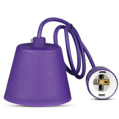 E27 Pendant Holder Purple