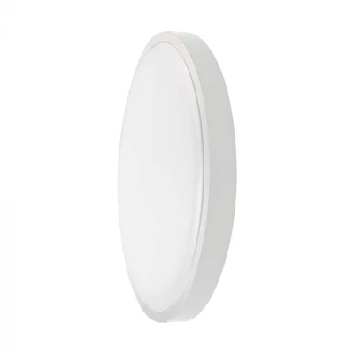 White frame round dome light 30W ceiling lamp, IP44, 3000K