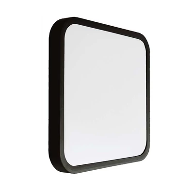 Black frame square dome light 18W ceiling lamp with microwave sensor, IP44, 4000K