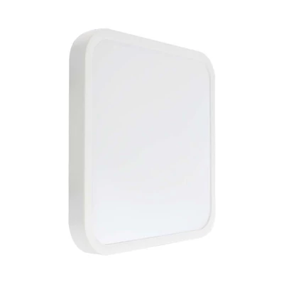 White frame square dome light 24W ceiling lamp, IP44, 3000K