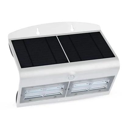 6.8W LED Solar Wall Light 4000K+400K White+Black Body