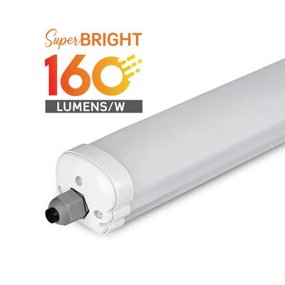 V-TAC LED lámpa 120cm 24W IP65 hideg fehér, 160 Lm/W (X-széria) - SKU 216486