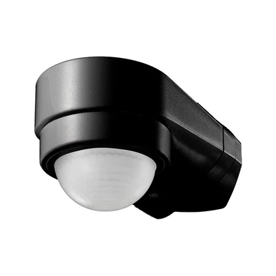 Infrared Motion Sensor Black Body Adjustable For Corner