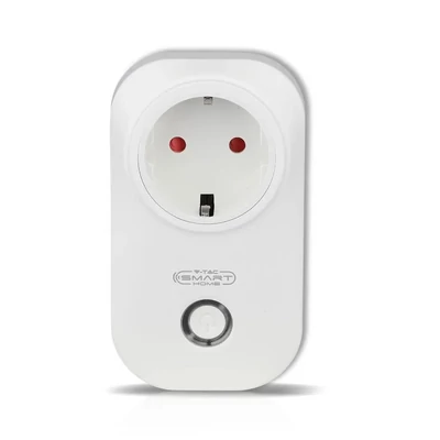 V-TAC Smart - okostelefonnal kapcsolható, WiFi-s, konnektor, dugalj - SKU 8415