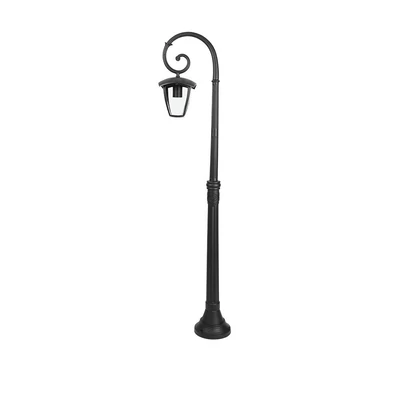 Pole Lamp 1XE27 1365mm IP44 Black