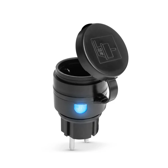 Delight Smart Wi-Fi-s, kültéri konnektor dugalj - IPX4 - Amazon Alexa, Google Home, Siri, IFTTT