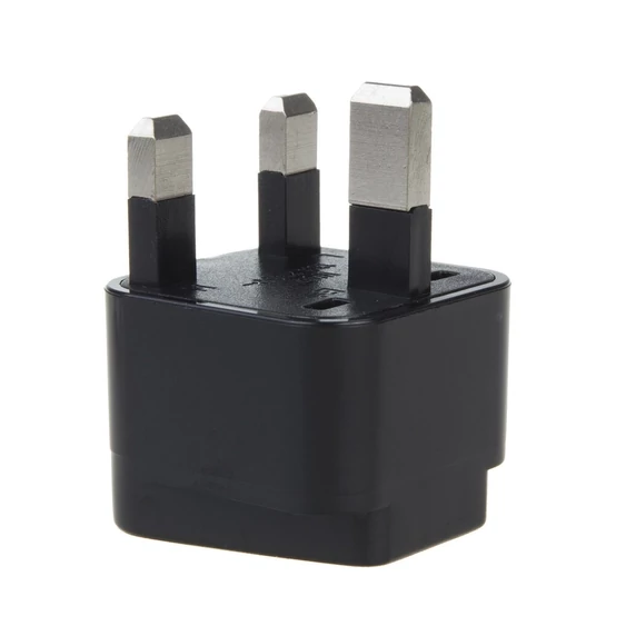 MCL multisocket átalakító, angol UK dugó, többféle dugalj, fekete
