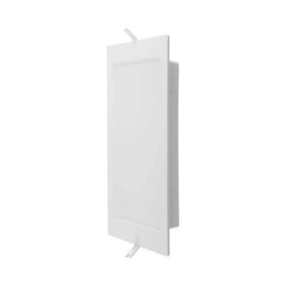 V-TAC süllyeszthető, műanyag házas, szögletes LED panel 24W, természetes fehér - SKU 10490