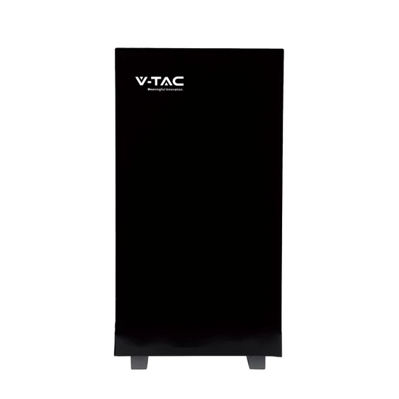 V-TAC 5.12kWh álló lítium akkumulátor, IP20, fekete - SKU 12281