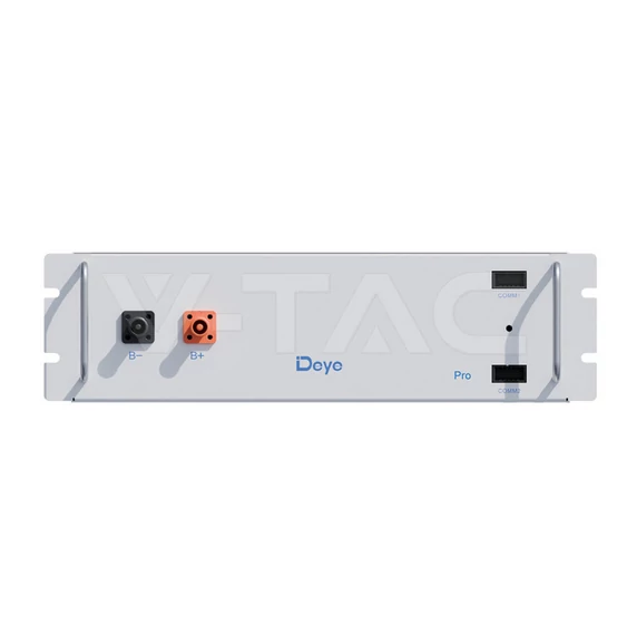 V-TAC 16 db LiFePO4 5.12 kWh DEYE BOS-G80 PRO akkumulátor rendszer álvánnyal - SKU 12355