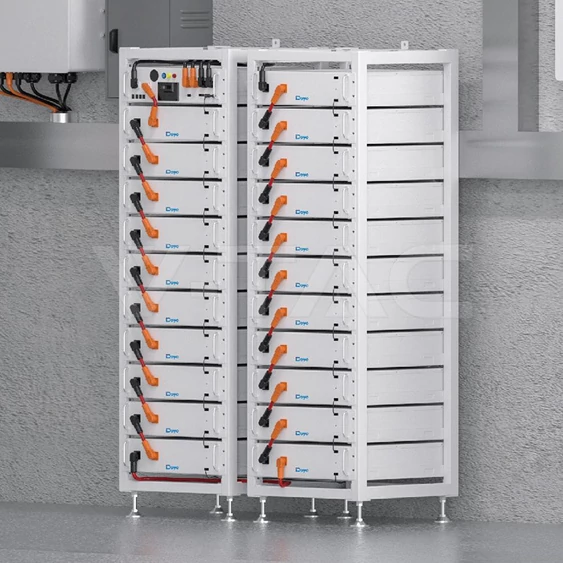 V-TAC 21 db LiFePO4 5.12 kWh DEYE BOS-A160 akkumulátor rendszer álvánnyal - SKU 12657