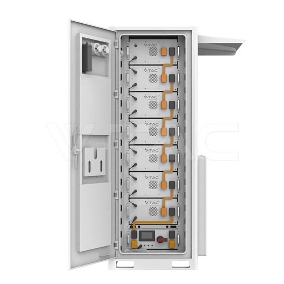 V-TAC Kültéri 100kWh Li-ion akkumulátor rendszer, léghűtéssel, IP55 - SKU 12683