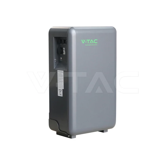 V-TAC kültéri 10.24kWh álló lítium akkumulátor, IP65, szürke - SKU 12715