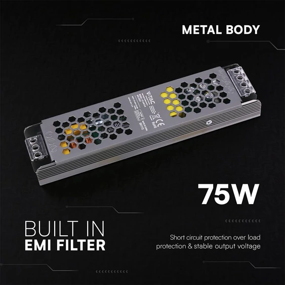 LED Power Supply 75W 24V 3.15A IP20