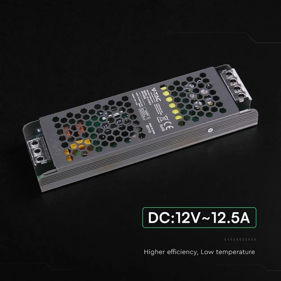 LED Power Supply 150W 12V 12.5A IP20