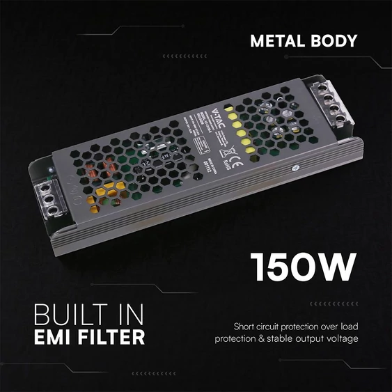 LED Power Supply 150W 12V 12.5A IP20