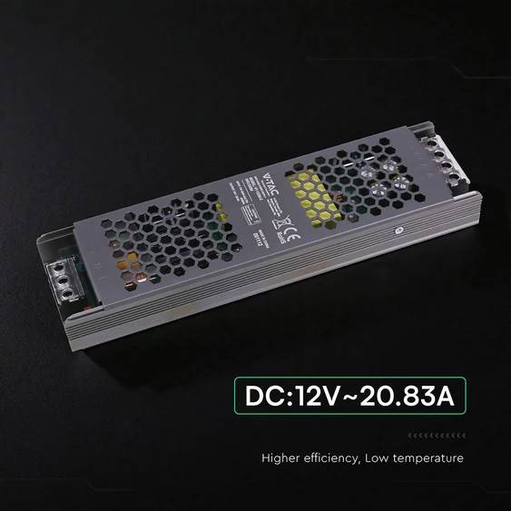 LED Power Supply 300W 12V 25A IP20