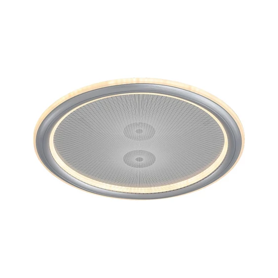 V-TAC 50W Dekoratív kerek mennyezeti lámpa, szürke, fényerőszabályozható, CCT - SKU 24180