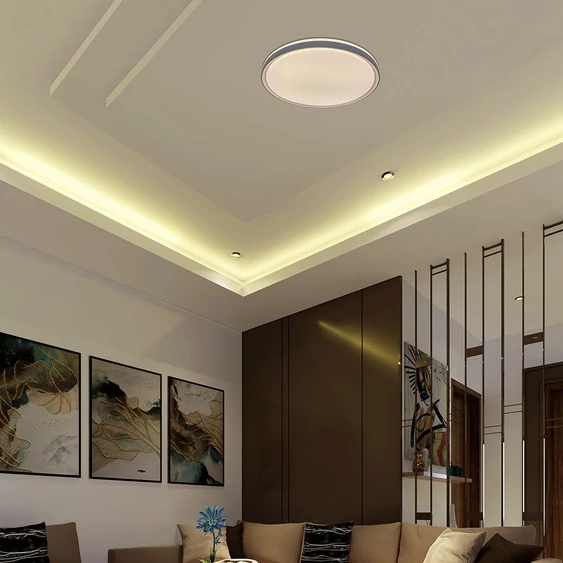 V-TAC 60W designer dóm LED lámpa, állítható színhőmérséklet, szürke, 480x58mm - SKU 24199