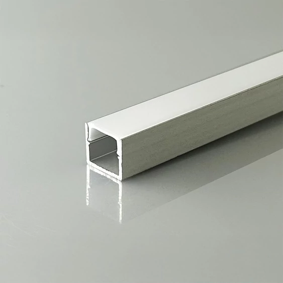 V-TAC falon kívüli alumínium LED szalag profil fehér fedlappal 12x10mm, 2m hosszú - SKU 24298