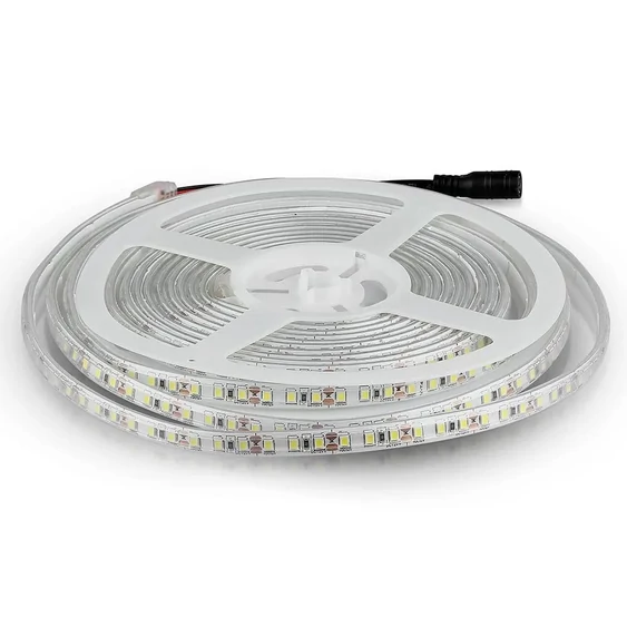 V-TAC LED szalag IP65 SMD 3528 chip 120 db/m hideg fehér - SKU 2037