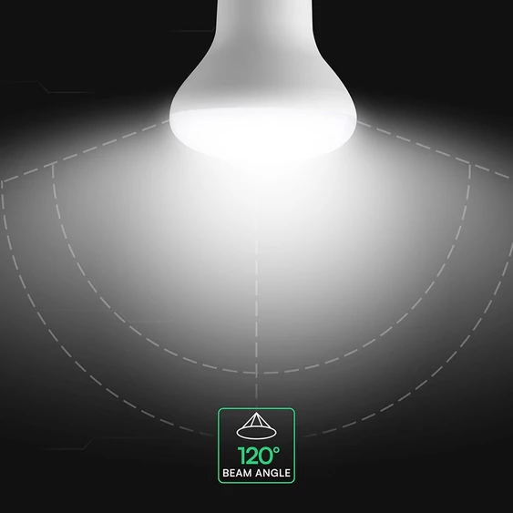 LED Bulb - SAMSUNG CHIP 8W E27 R63 Plastic 4000K