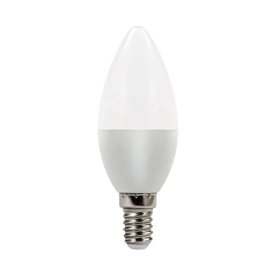 LED Bulb - SAMSUNG CHIP 5.5W E14 Plastic Dimmable Candle 4000K