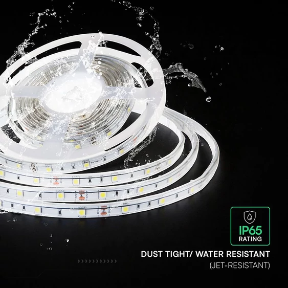 V-TAC LED szalag IP65 SMD 5050 chip 30 db/m hideg fehér - SKU 212144