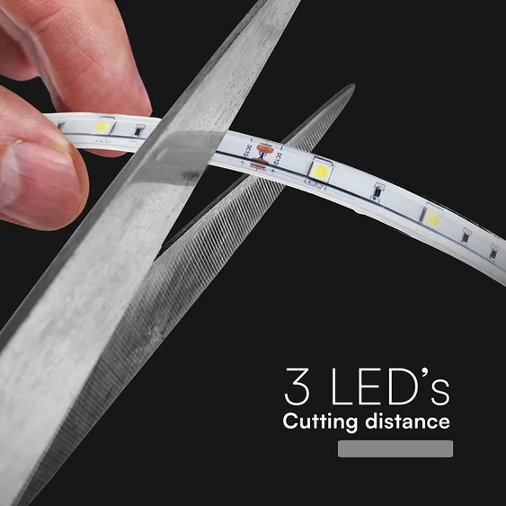 V-TAC LED szalag IP65 SMD 5050 chip 30 db/m hideg fehér - SKU 212144