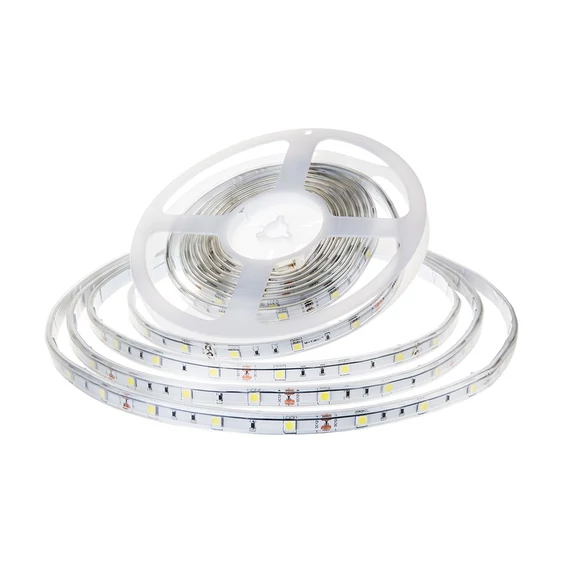 V-TAC LED szalag IP65 SMD 5050 chip 30 db/m hideg fehér - SKU 212144