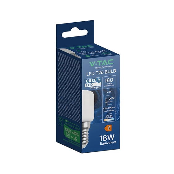 V-TAC CREE SMD 2W E14 meleg fehér ST26 LED égő - SKU 212346