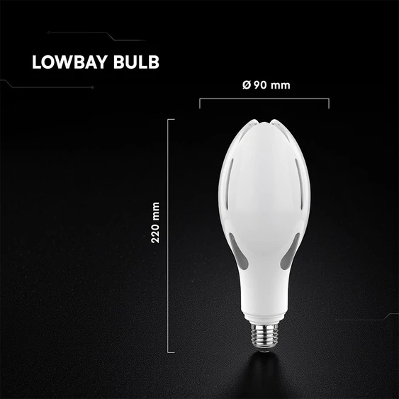 V-TAC CREE SMD 36W E27 hideg fehér Olive LED égő, 110 Lm/W - SKU 21285-6