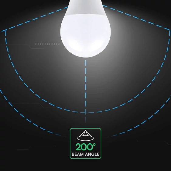 LED Bulb - 15W A65 Е27 Thermoplastic 3000K