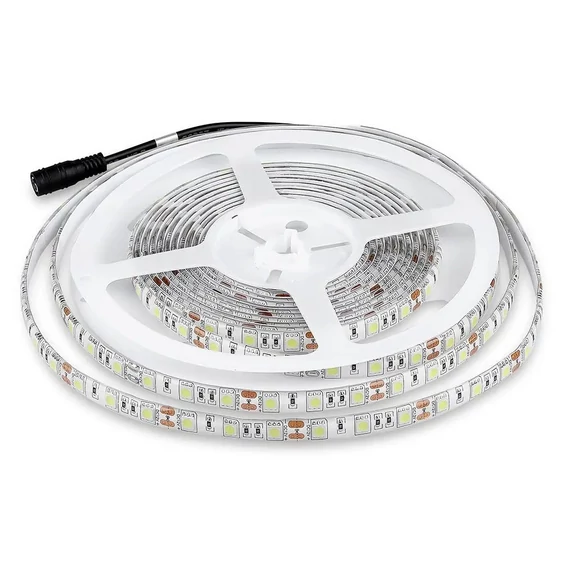 V-TAC LED szalag IP65 SMD 5050 chip 60 db/m hideg fehér - SKU 2148